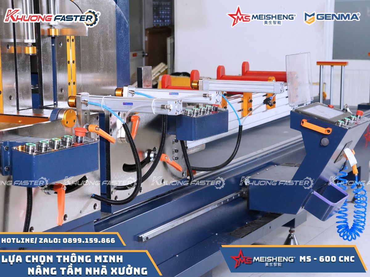 Máy Cắt Nhôm 2 Đầu Meisheng Lưỡi 600 Đáng Mua Nhất Hiện Nay
